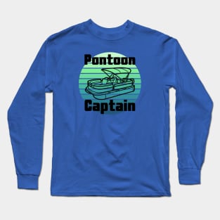 Pontoon Boat Captain Long Sleeve T-Shirt